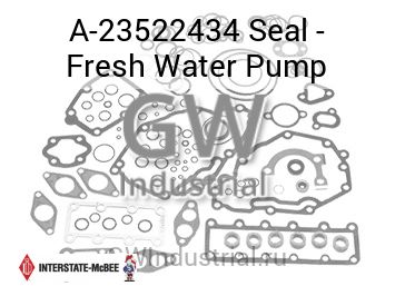 Seal - Fresh Water Pump — A-23522434