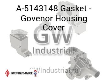 Gasket - Govenor Housing Cover — A-5143148