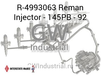 Reman Injector - 145PB - 92 — R-4993063
