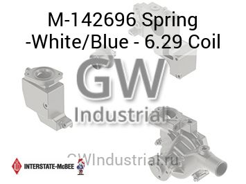 Spring -White/Blue - 6.29 Coil — M-142696