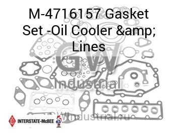 Gasket Set -Oil Cooler & Lines — M-4716157