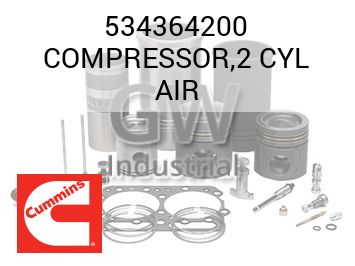 COMPRESSOR,2 CYL AIR — 534364200