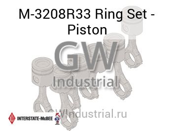 Ring Set - Piston — M-3208R33