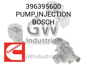 PUMP,INJECTION BOSCH — 396395600