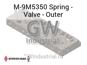 Spring - Valve - Outer — M-9M5350