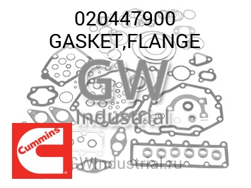 GASKET,FLANGE — 020447900