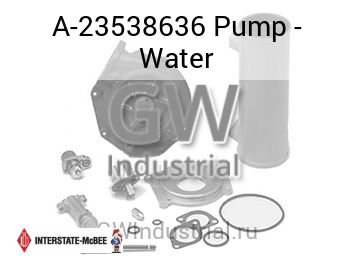 Pump - Water — A-23538636
