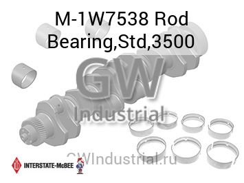 Rod Bearing,Std,3500 — M-1W7538