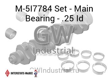 Set - Main Bearing - .25 Id — M-5I7784