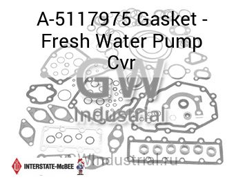 Gasket - Fresh Water Pump Cvr — A-5117975