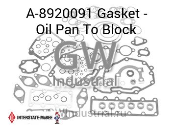 Gasket - Oil Pan To Block — A-8920091