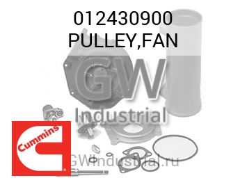 PULLEY,FAN — 012430900