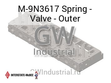 Spring - Valve - Outer — M-9N3617