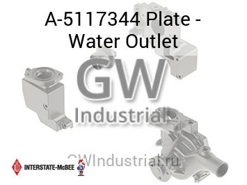 Plate - Water Outlet — A-5117344