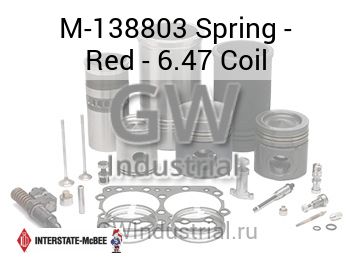 Spring - Red - 6.47 Coil — M-138803