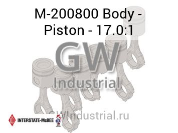 Body - Piston - 17.0:1 — M-200800