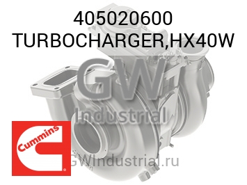 TURBOCHARGER,HX40W — 405020600