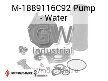 Pump - Water — M-1889116C92