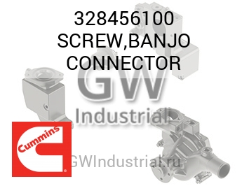 SCREW,BANJO CONNECTOR — 328456100