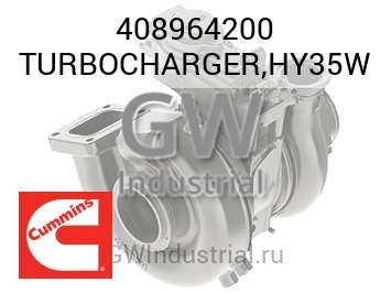 TURBOCHARGER,HY35W — 408964200