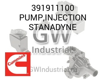 PUMP,INJECTION STANADYNE — 391911100