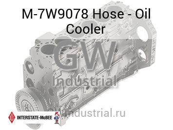 Hose - Oil Cooler — M-7W9078