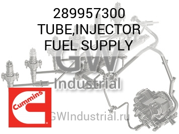 TUBE,INJECTOR FUEL SUPPLY — 289957300