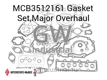 Gasket Set,Major Overhaul — MCB3512161