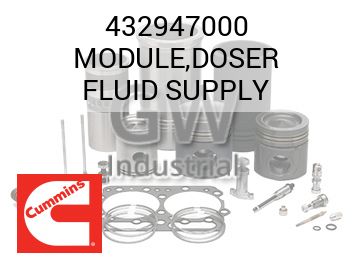 MODULE,DOSER FLUID SUPPLY — 432947000