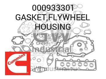 GASKET,FLYWHEEL HOUSING — 000933301