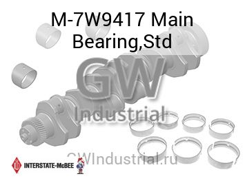 Main Bearing,Std — M-7W9417