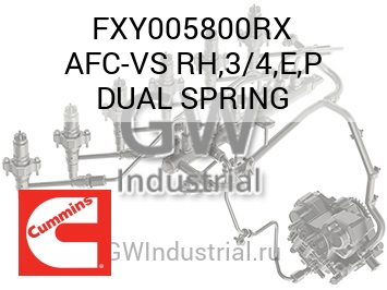 AFC-VS RH,3/4,E,P DUAL SPRING — FXY005800RX