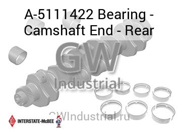 Bearing - Camshaft End - Rear — A-5111422