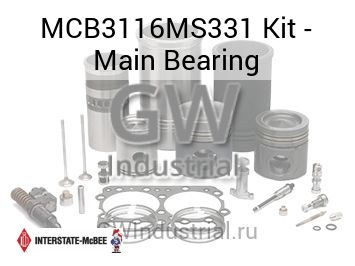Kit - Main Bearing — MCB3116MS331