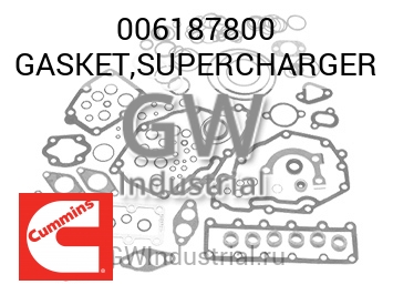 GASKET,SUPERCHARGER — 006187800