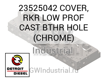 COVER, RKR LOW PROF CAST BTHR HOLE (CHROME) — 23525042