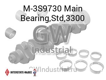 Main Bearing,Std,3300 — M-3S9730