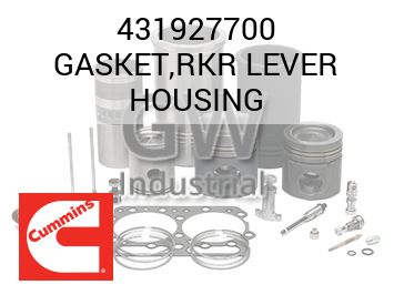 GASKET,RKR LEVER HOUSING — 431927700