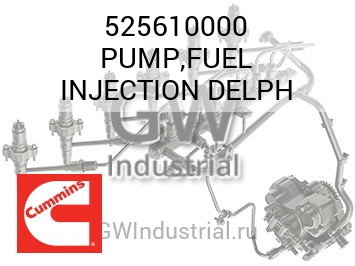 PUMP,FUEL INJECTION DELPH — 525610000