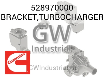 BRACKET,TURBOCHARGER — 528970000