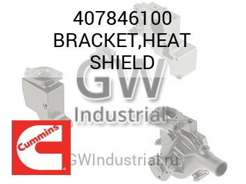 BRACKET,HEAT SHIELD — 407846100