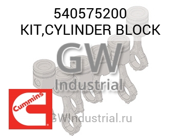 KIT,CYLINDER BLOCK — 540575200