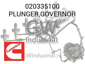 PLUNGER,GOVERNOR — 020335100