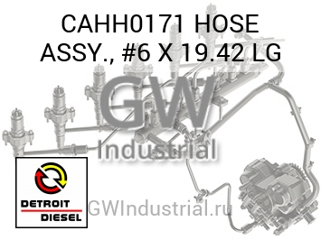 HOSE ASSY., #6 X 19.42 LG — CAHH0171