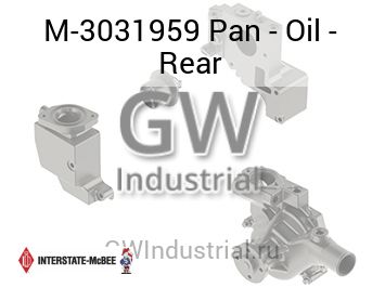Pan - Oil - Rear — M-3031959