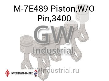 Piston,W/O Pin,3400 — M-7E489