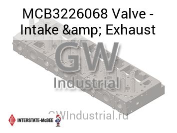 Valve - Intake & Exhaust — MCB3226068