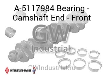 Bearing - Camshaft End - Front — A-5117984