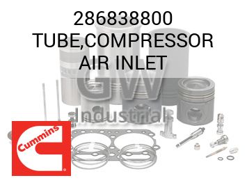 TUBE,COMPRESSOR AIR INLET — 286838800