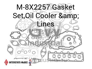 Gasket Set,Oil Cooler & Lines — M-8X2257